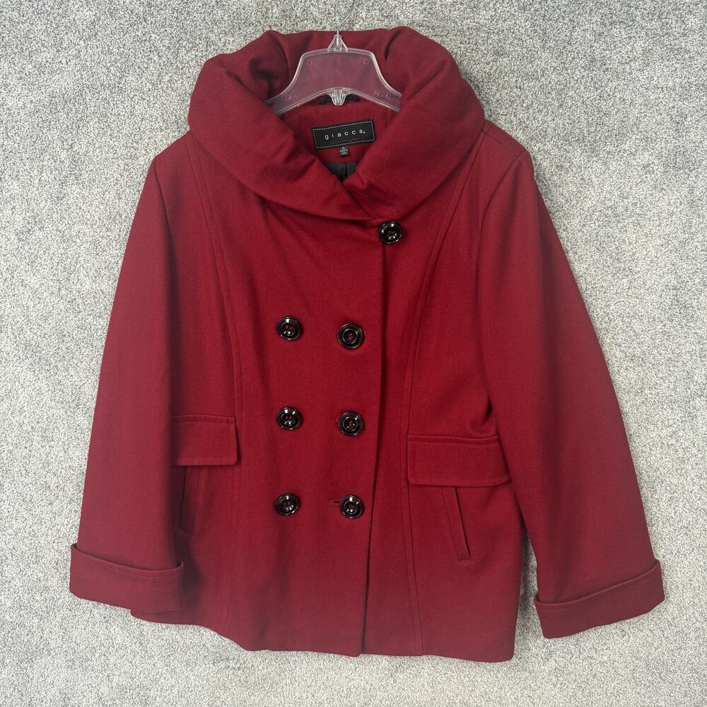 Giacca Pea Coat XL Classic Minimalist Office Business Casual Preppy Old Money